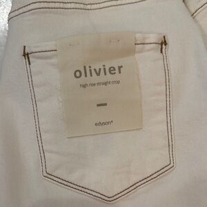 Edyson Olivier Off-White High Rise Jeans